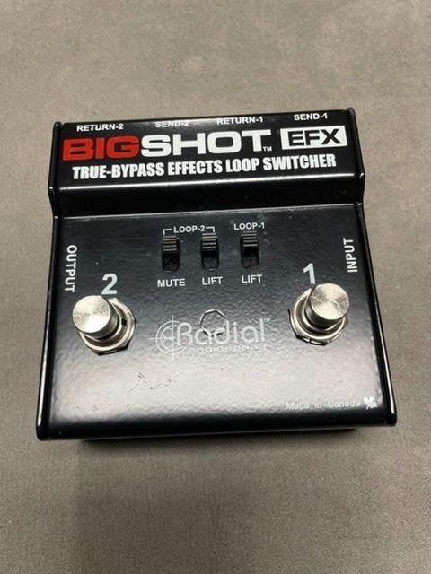 Musikinstrumente: RADIAL Big Shot EFX True Bypass Effekt-Loop Schalter! NP 214 – Gebraucht aus Cama von Superbayer
