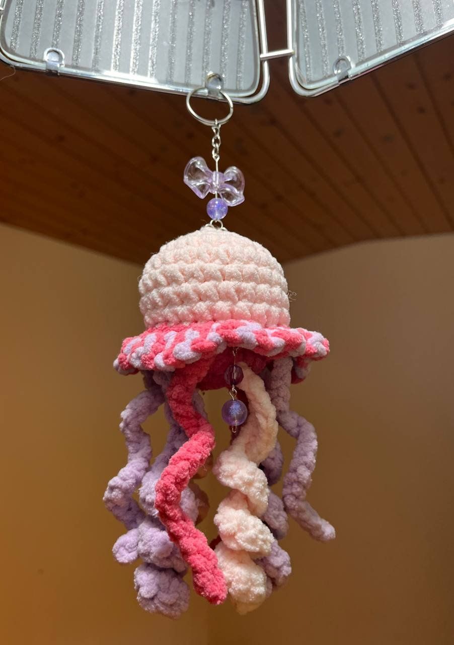Portachiavi: Amigurumi-Quallen – Nuovo (secondo la descrizione) da Wassen UR venduto da Mariianita 2