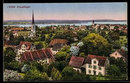 Kreuzlingen, Ortsansicht mit Kirche und 