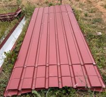 Trapezblech rot für Wandverkleidung