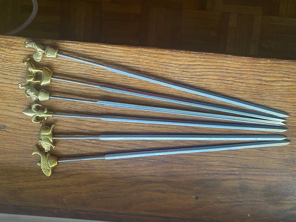 Set di posate: BBQ Grillspiesse antik, rostfrei – Usato da Bern venduto da Alexandra9