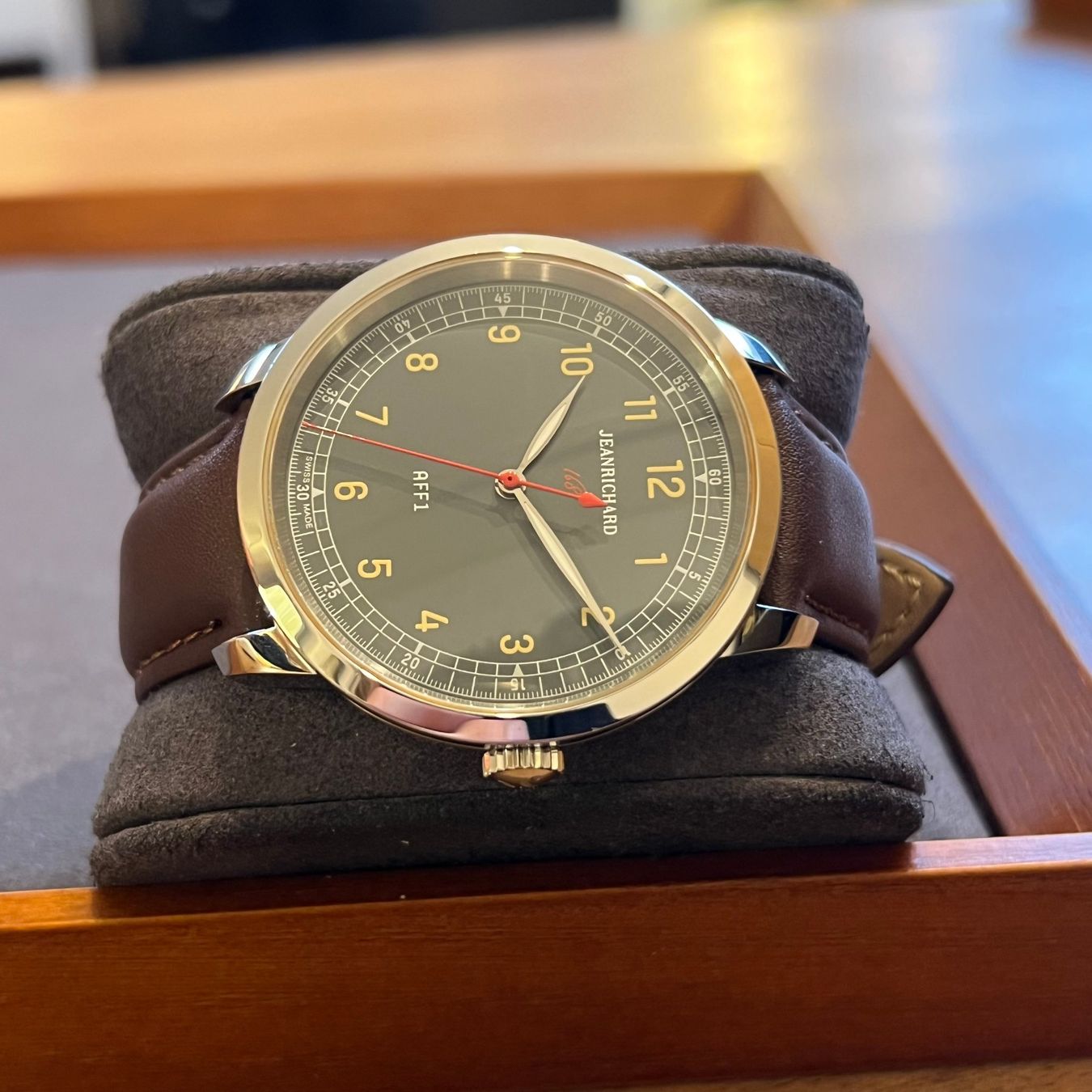 JeanRichard Orologi: JeanRichard 1681 AFF2 Gray Dial Automatic 60300 – Usato da Carouge GE venduto da Watchaser 6