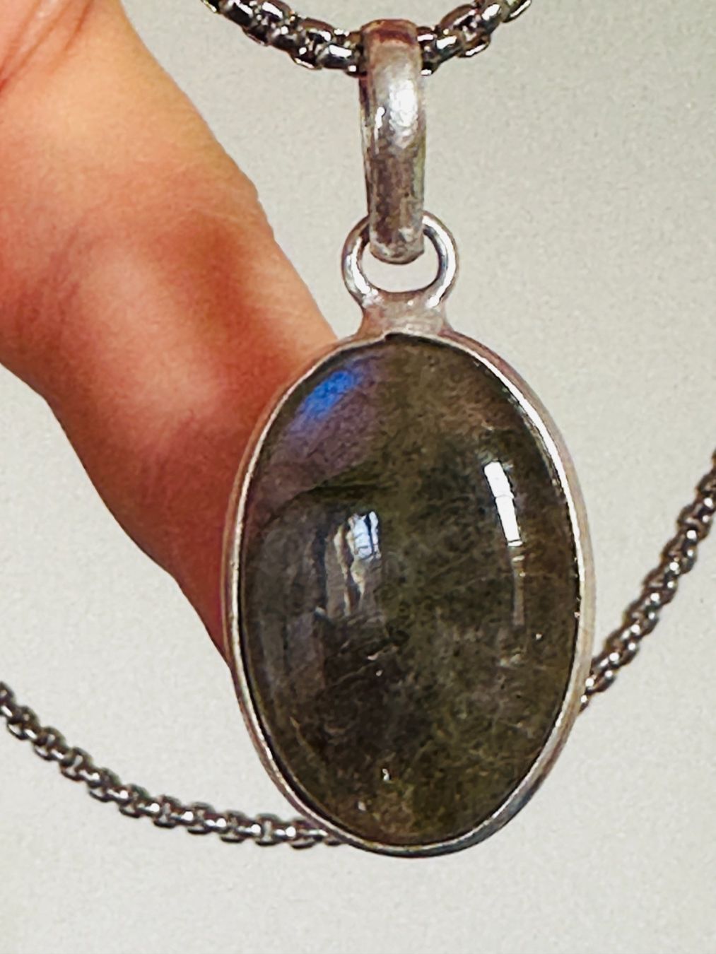 Ketten: Labradorite Gemstone Handmade Jewelry necklace – Neu und originalverpackt aus Genève von AGBERG 8