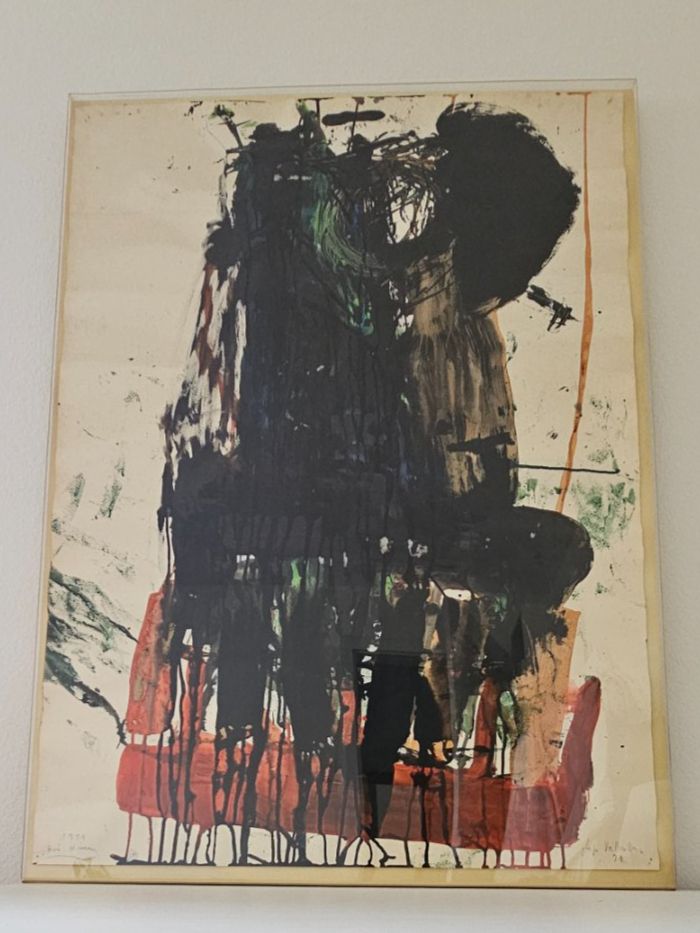 Gemälde: Josep Vallribera 1991 Mischtechnik Tempera/Tusche – Gebraucht aus Pfäffikon ZH von eric0113 2