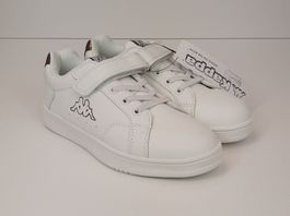 KAPPA LOGO ADENIS Kinder White Sneaker Klett Gr. 34
