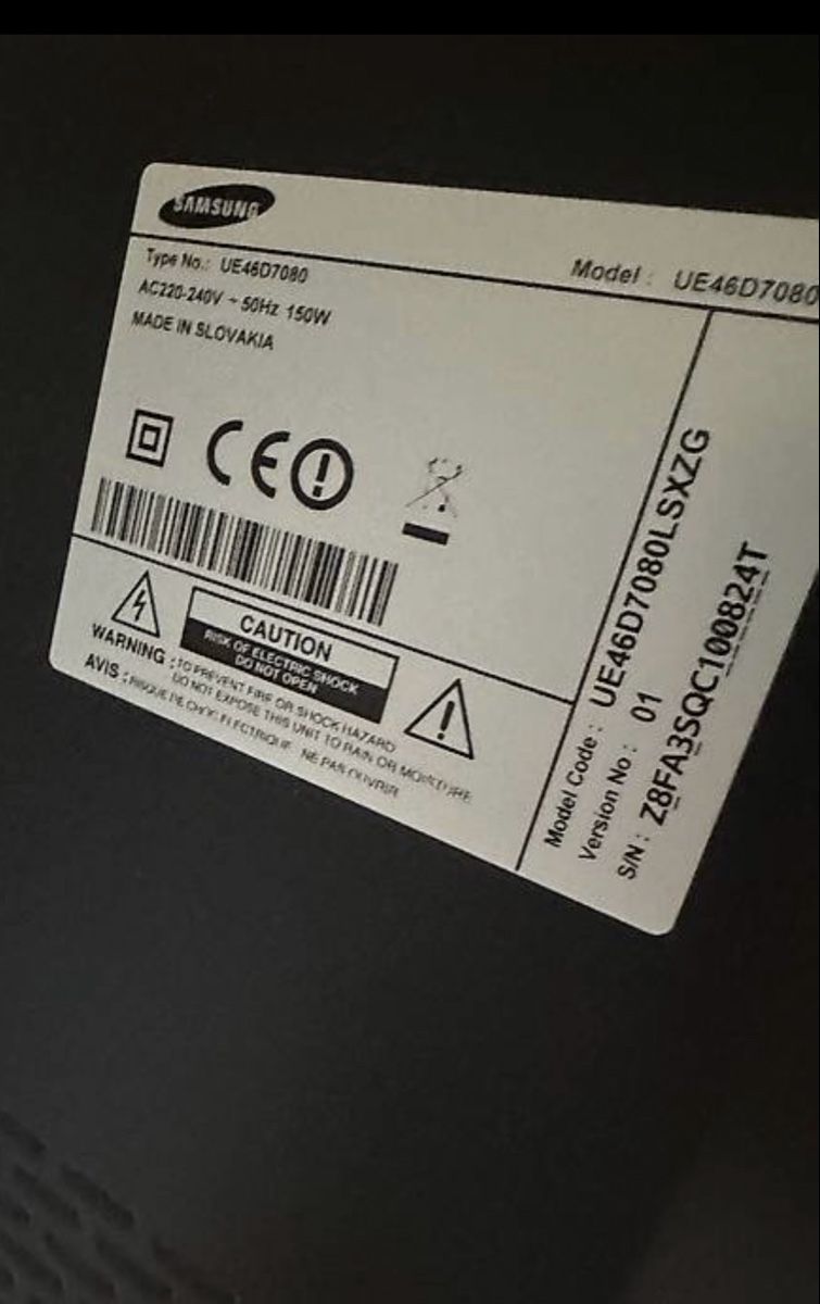 Samsung Televisori: SAMSUNG UE40D7080  46" LED-TV FULL HD – Usato da Genève venduto da Andataritorno 1