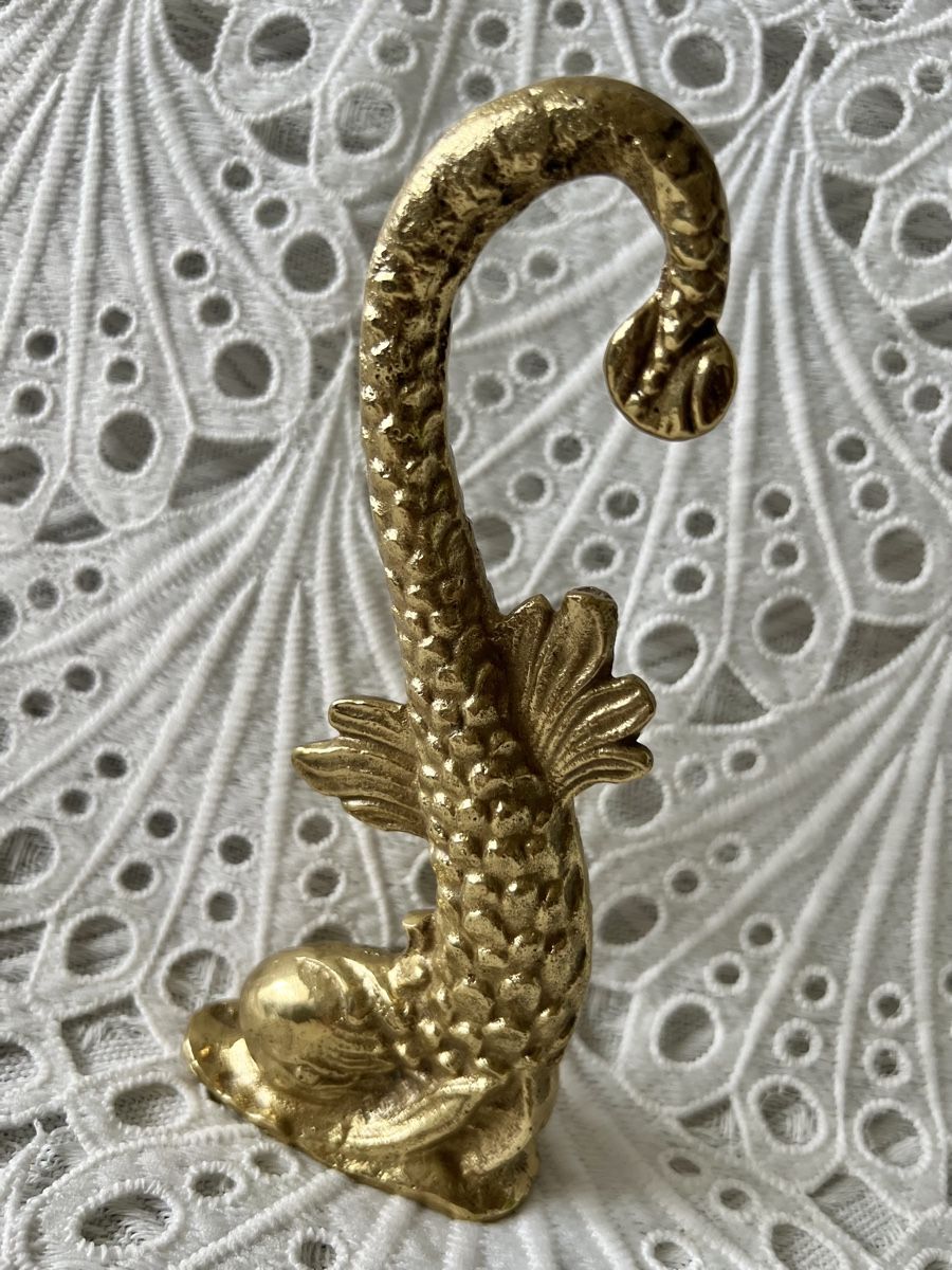 Figuren: Messing Delphin Figur Dekoration 700 Gram – Gebraucht aus Frenkendorf von Only1 1