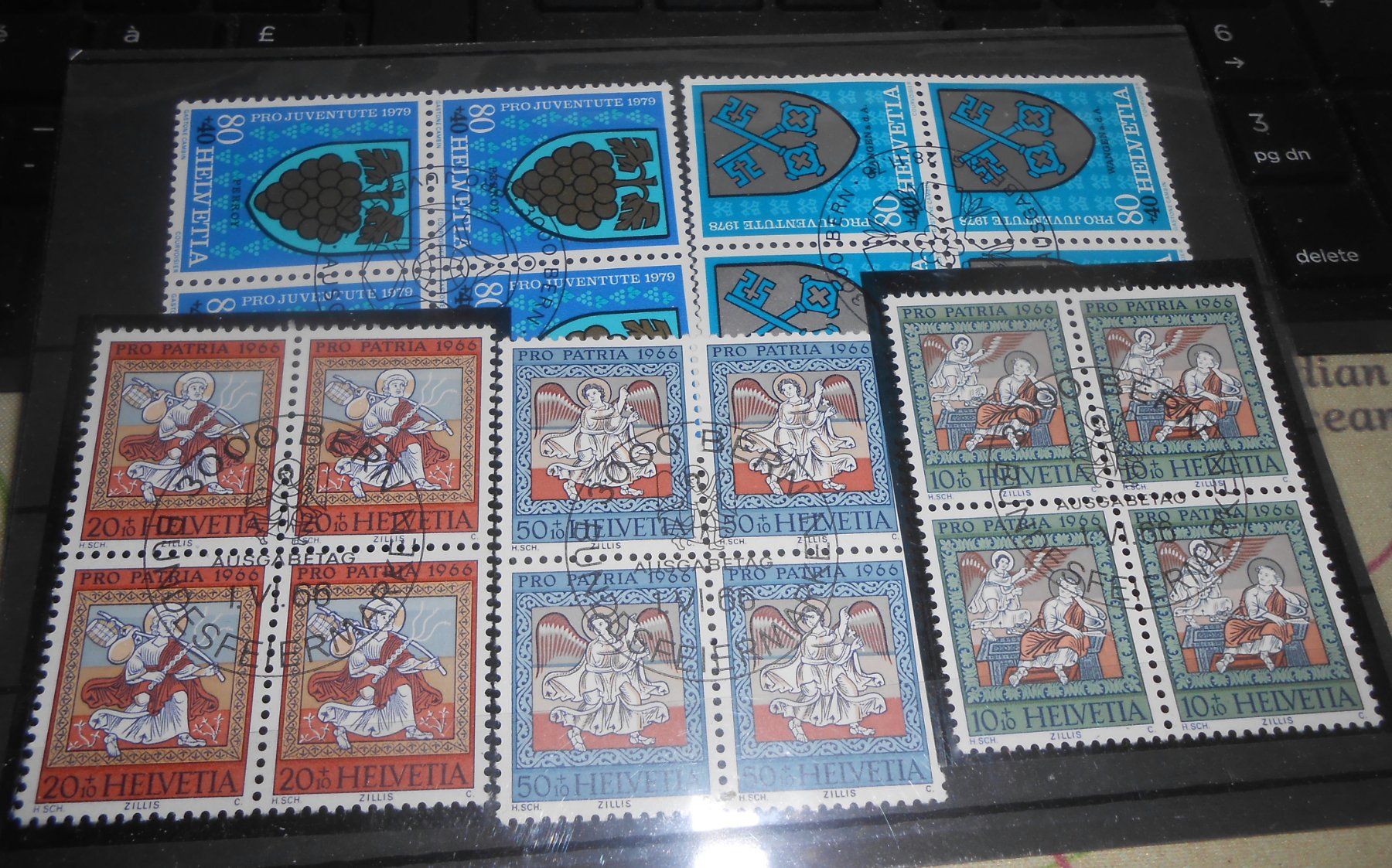 Alle Briefmarken: Briefmarken Sammlung Pro Patria Pro Juventute CH – Gebraucht aus Basel von Javer