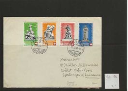 timbre enveloppe avec B3 à B6