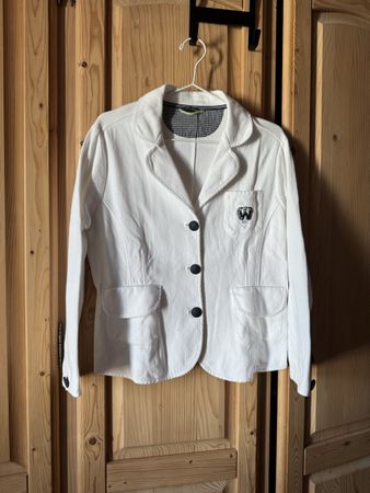 Weisser Blazer Reeling Gr. 44, Baumwolle-Mix