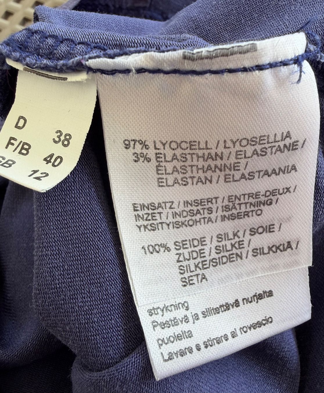 Peter Hahn Camicette: Day.Like Shirtbluse mit Seide Gr.38 – Usato da Unterägeri venduto da Jutka_04 4