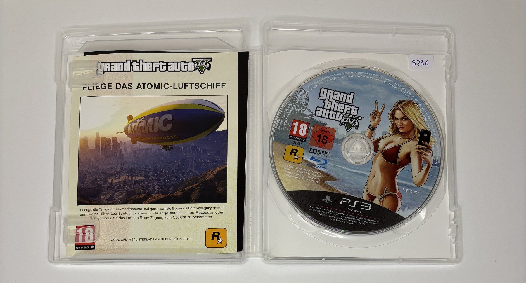 Giochi: PS3 - Grand Theft Auto V – Usato da Allschwil venduto da Bullach 1