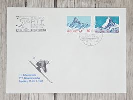 CL09 Enveloppe + Timbre Suisse 1967