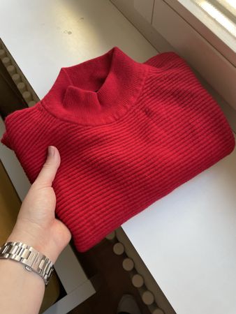Karen Millen Strickpullover, rot, Grösse S