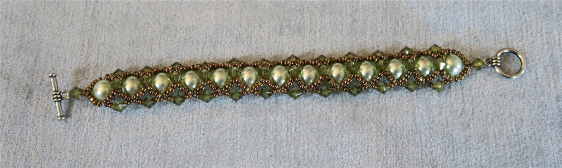 Bracciali & Braccialetti: Armband Glas/Wachsperlen – Nuovo (secondo la descrizione) da Brittnau venduto da marlenestone 2