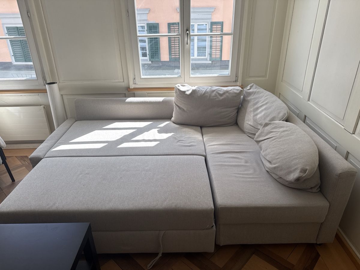 Divani: Beiges Sofa mit Bett Funktion – Usato da Stäfa venduto da goldglitzer 3