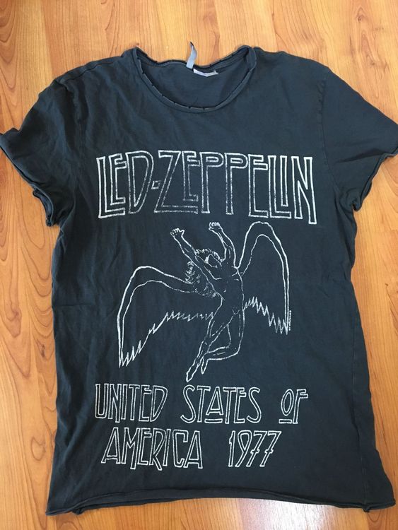 H&m led clearance zeppelin t shirt