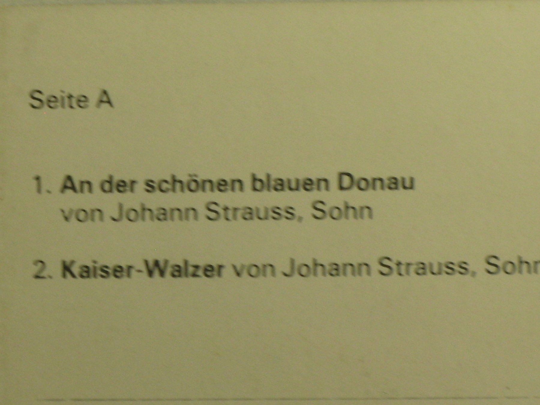 Musicassette: Die ewig jungen Strauss - Walzer – Usato da Langnau i. E. venduto da gf2_29jt 1