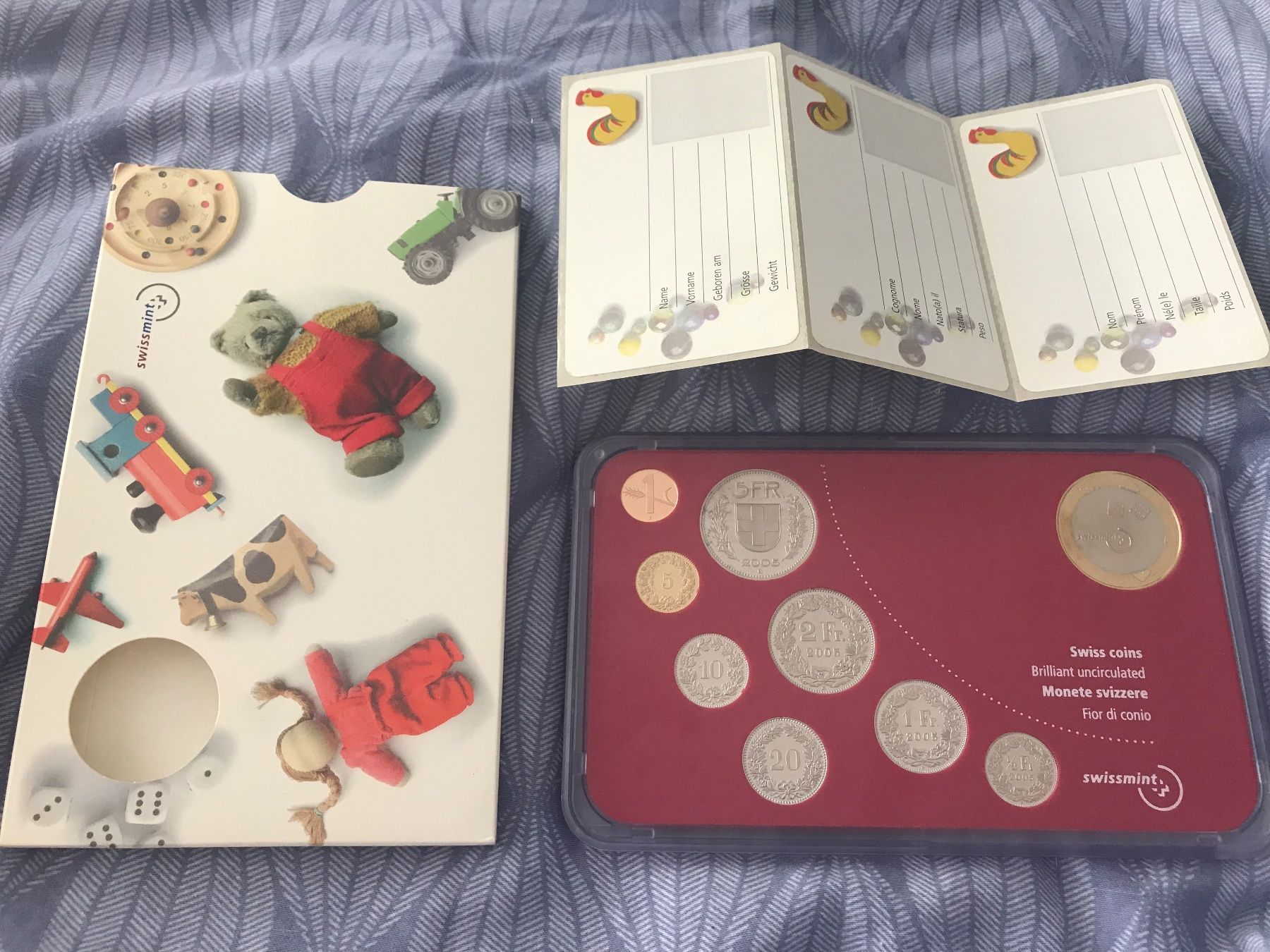 Alle Münzen: Baby-Münzsatz 2005 – Neu und originalverpackt aus Pfäffikon SZ von Adidas5 1