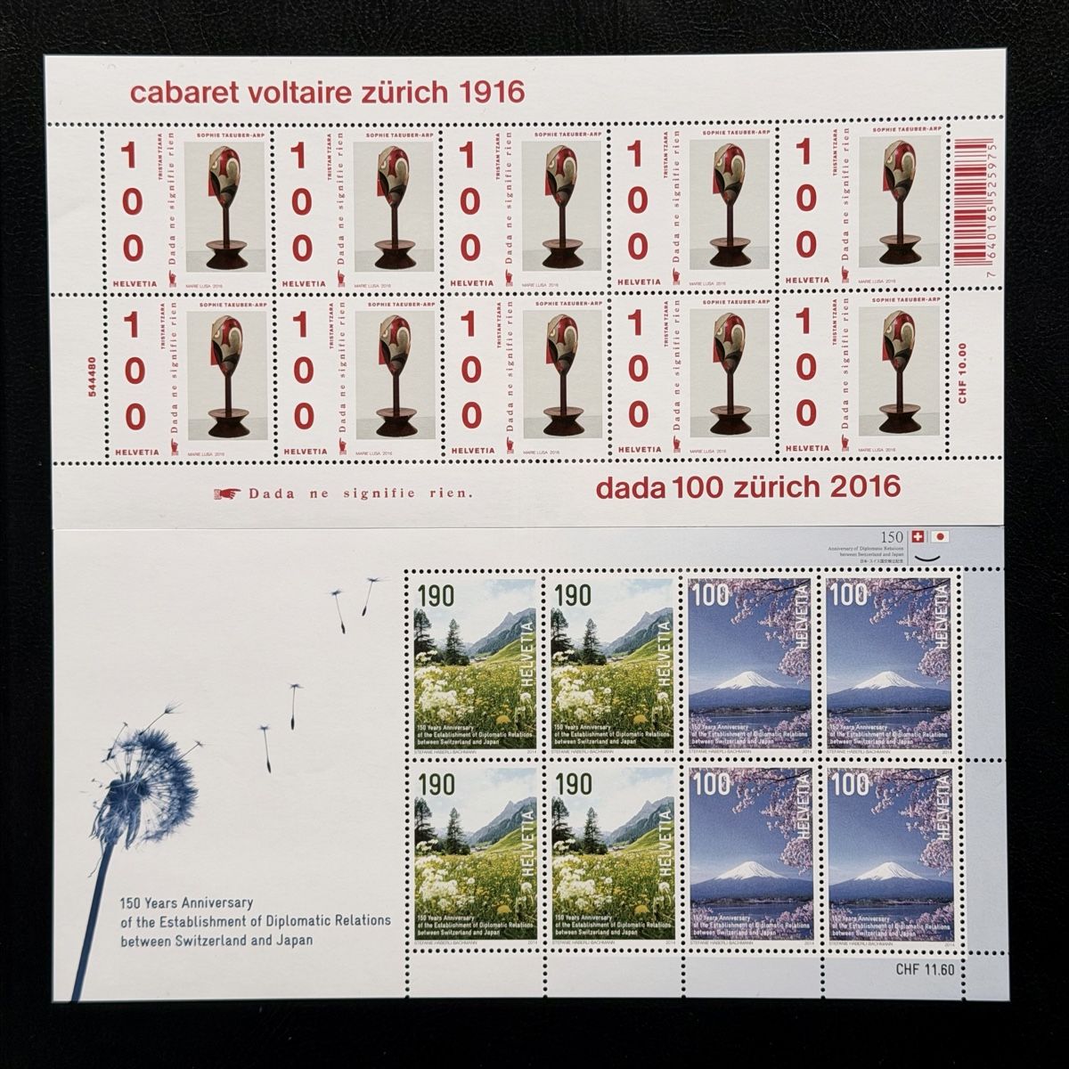 Alle Briefmarken: Frankatur CHF 100.- postfrische Bogen – Neu (gemäss Beschreibung) aus Glattbrugg von Artos67 1