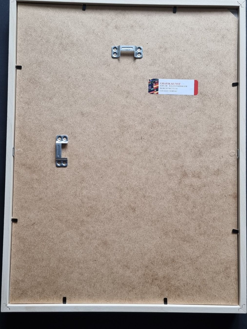 Gemälde: EDGAR BALTENSPERGER ORIGINAL MISCHTECHNIK SIGNIERT M. RAHMEN – Gebraucht aus Gersau von grafik-kunst 3