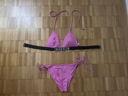 Calvin Klein Bikini Set, Grösse M, Rosa, Sommer-Look!