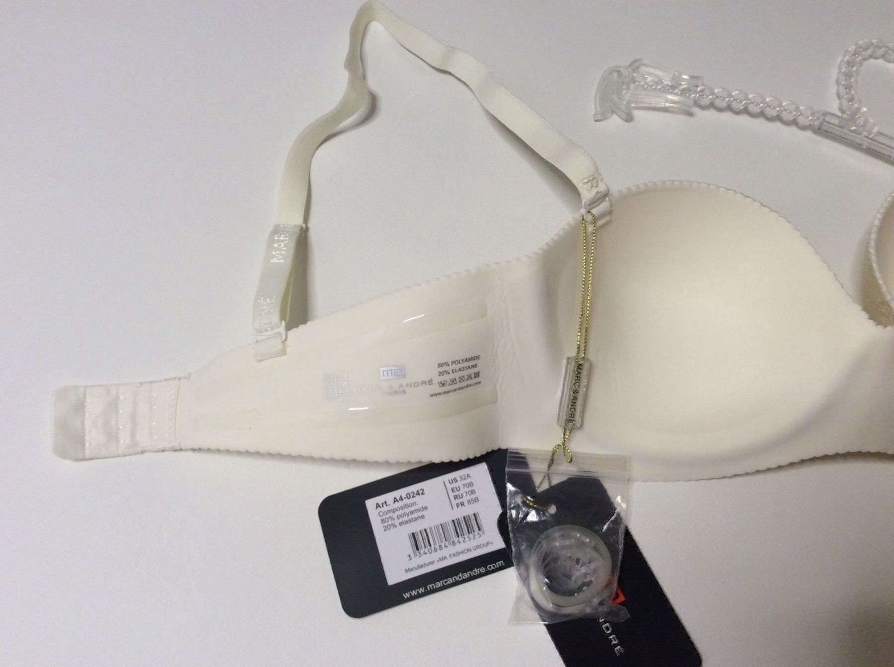 Altra biancheria intima: Marc & Andre HB weiss 70 B ohne Nähte – Nuovo e nell'imballaggio originale da Winterthur venduto da Kristiinag 1
