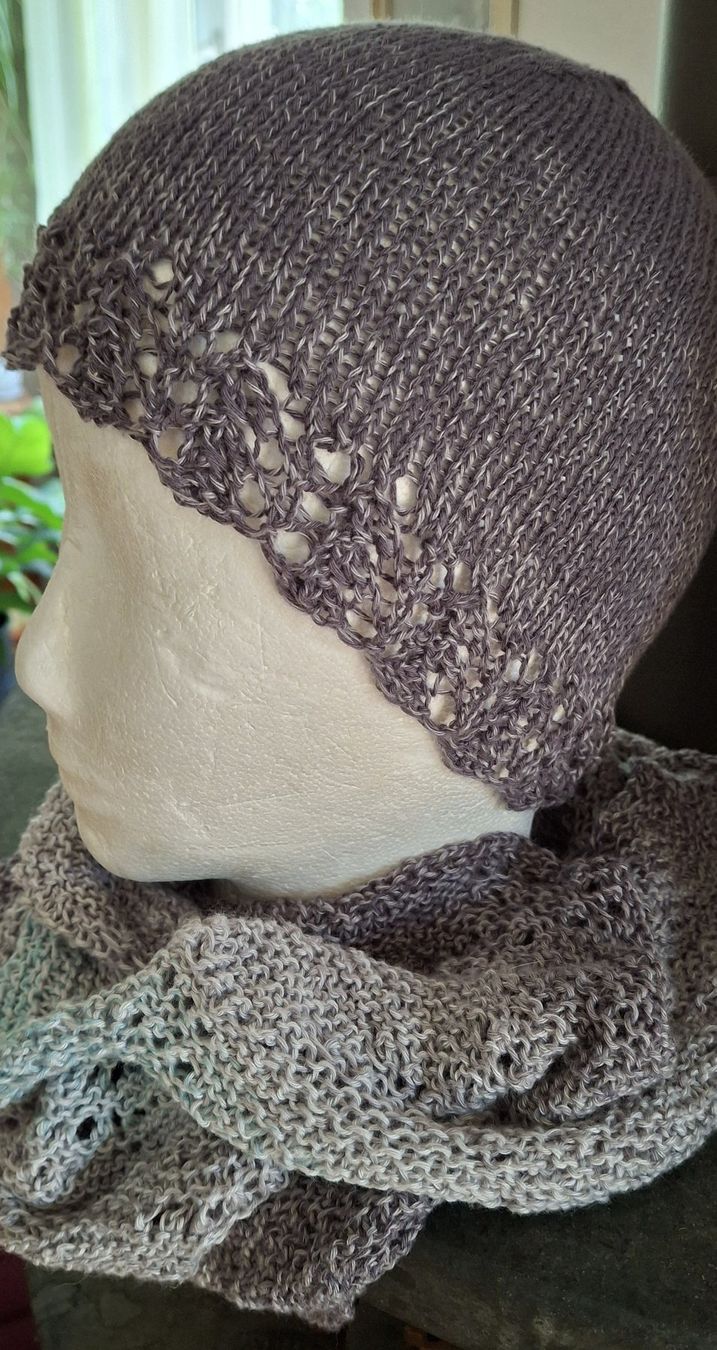 Foulard & Sciarpe: Loop Möbius und Mütze handgestrickt, Set 2   NEU – Nuovo (secondo la descrizione) da Langenthal venduto da Handstrick 6
