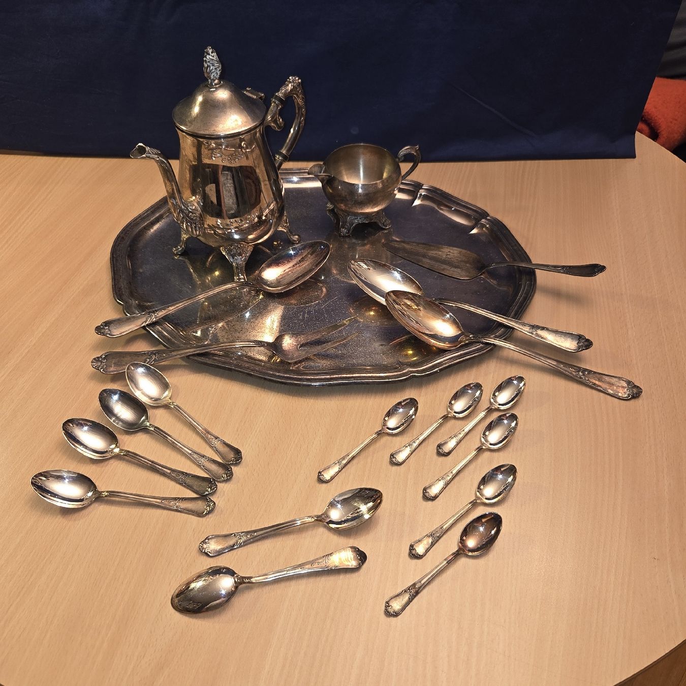 Set di piatti: Leonard Silberplatte Kaffee Service Set, 20 teilig. – Usato da Kriens venduto da gra_fhn7