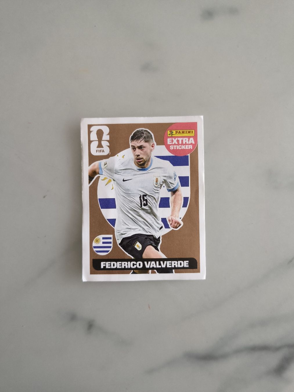 Panini Cartes à collectionner: Panini Extra Sticker Federico Valverde Bronze – Neuf (Voir description) à Zollikerberg par selfmade01