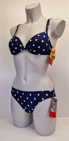 Bikini Badehose Damen Lahco Honolulu Navy - 40B / 38 - S