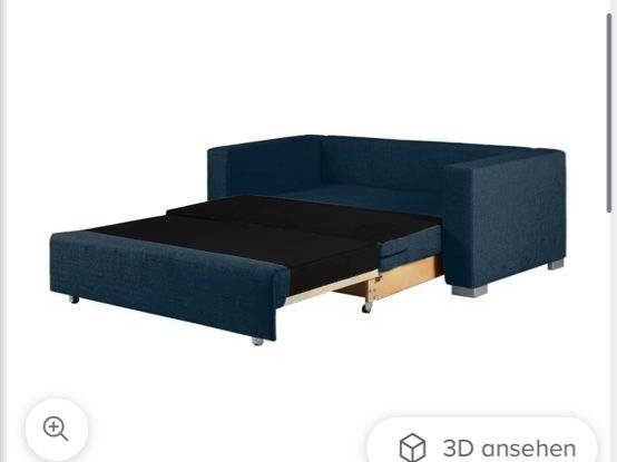 Divani: Schlafsofa LATINA Basic dunkelblau, gut erhalten, – Usato da Udligenswil venduto da mar_69vc 3