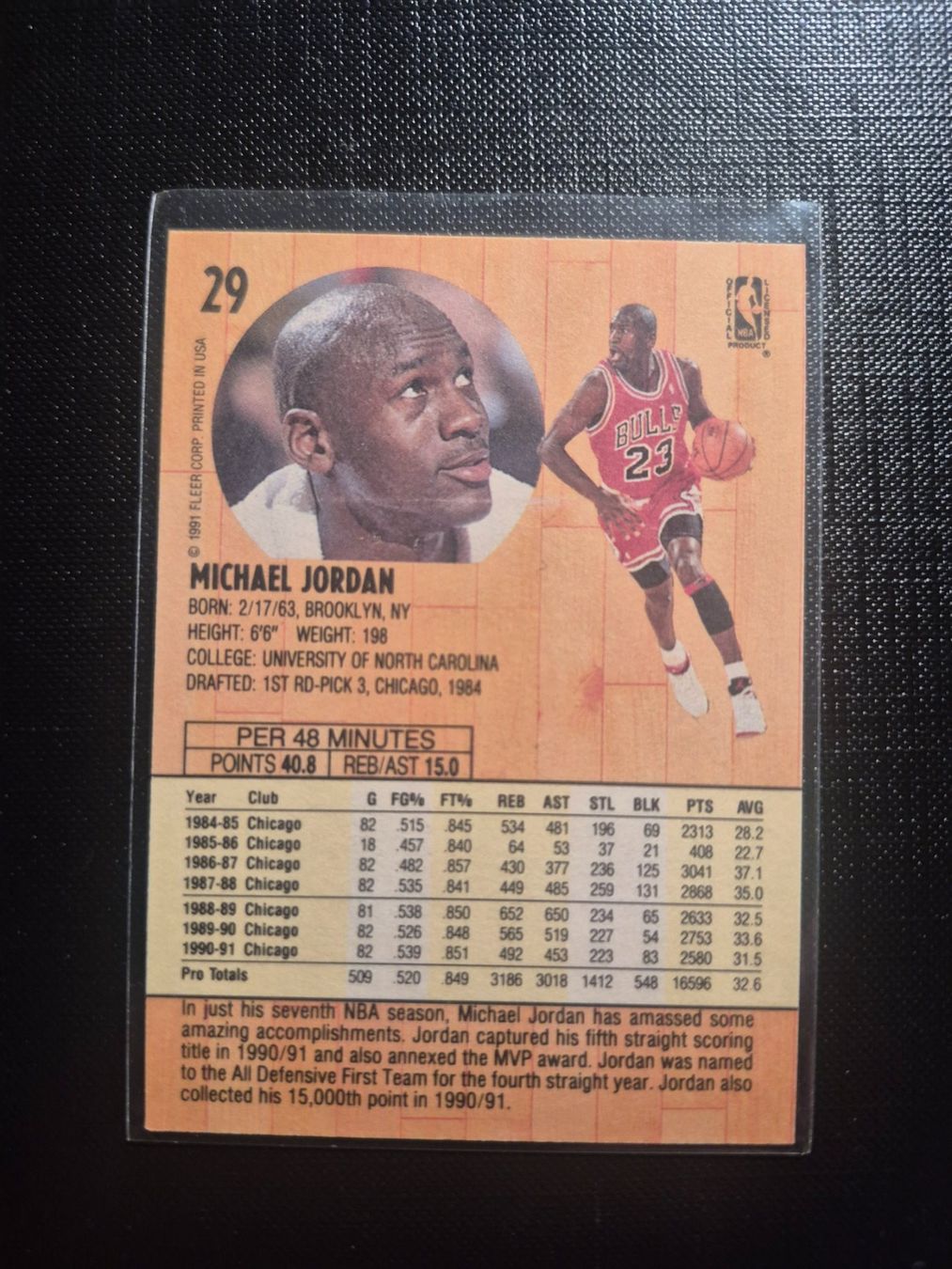 Nba Sammelbilder & Trading cards: NBA Michael Jordan Chicago Bulls – Gebraucht aus Treiten von Sauber73 1