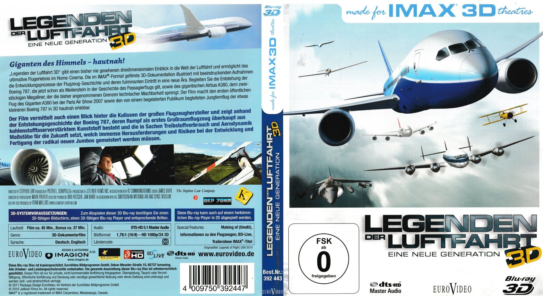 Alle DVDs: Blu-Ray - IMAX: Legenden der Luftfahrt – Gebraucht aus Langnau am Albis von MediaRescuerKeLoX