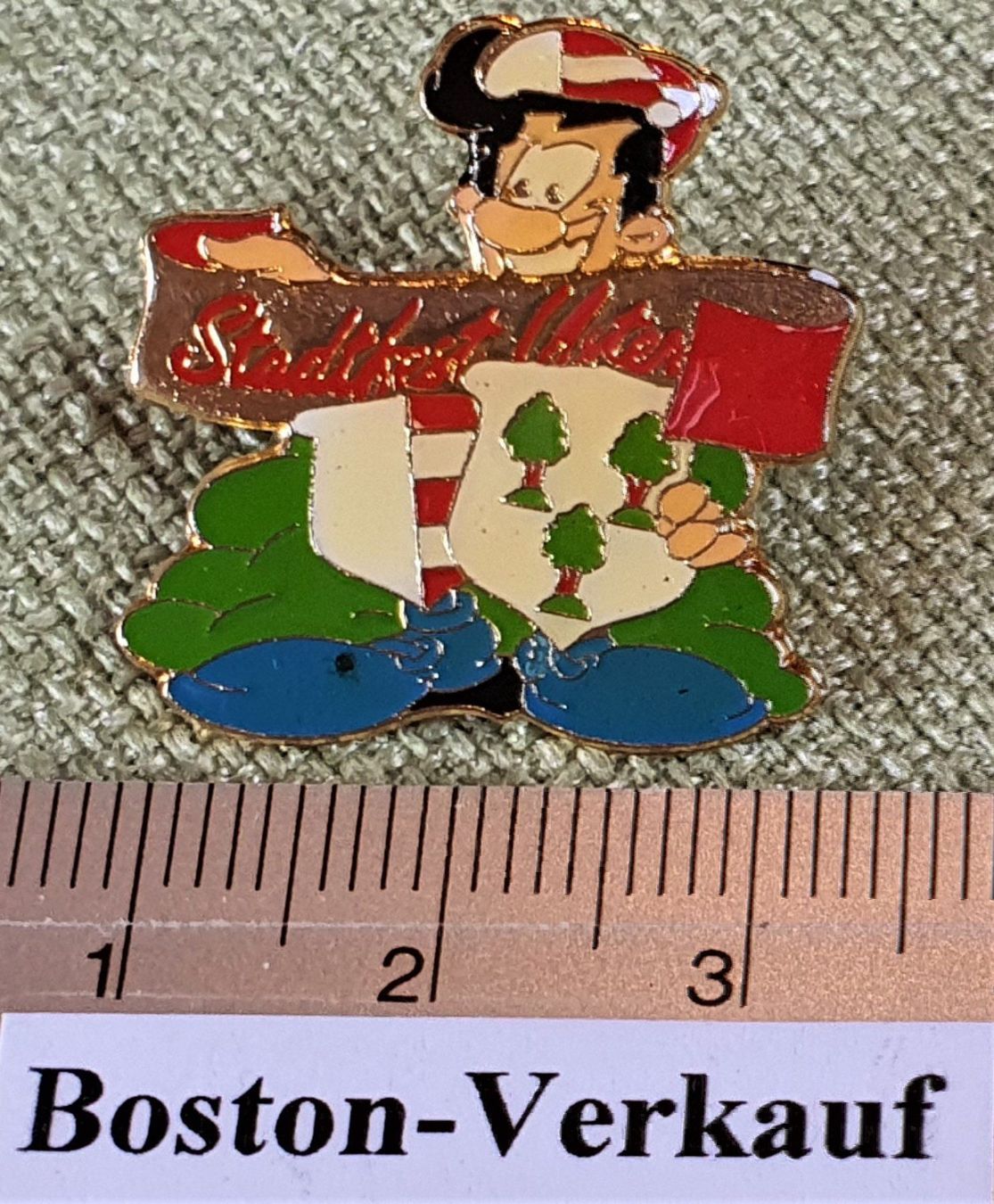 Plaketten & Abzeichen: C334 Pin Stadtfest Uster Schweiz Suisse – Gebraucht aus Reinach BL von Boston-Verkauf 1