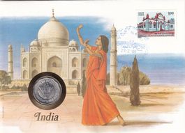 Münzbrief   Indien