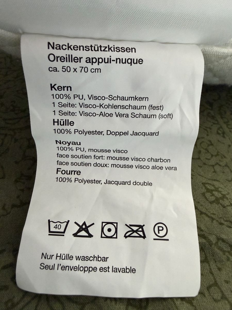 Cuscini: Nackenkissen Billerbeck  – Nuovo (secondo la descrizione) da Waltenschwil venduto da Shira4 3