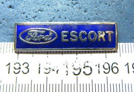FORD ESCORT AUTO LOGO SCHMUCK-ANSTECKNADEL ENAMEL VINTAGE