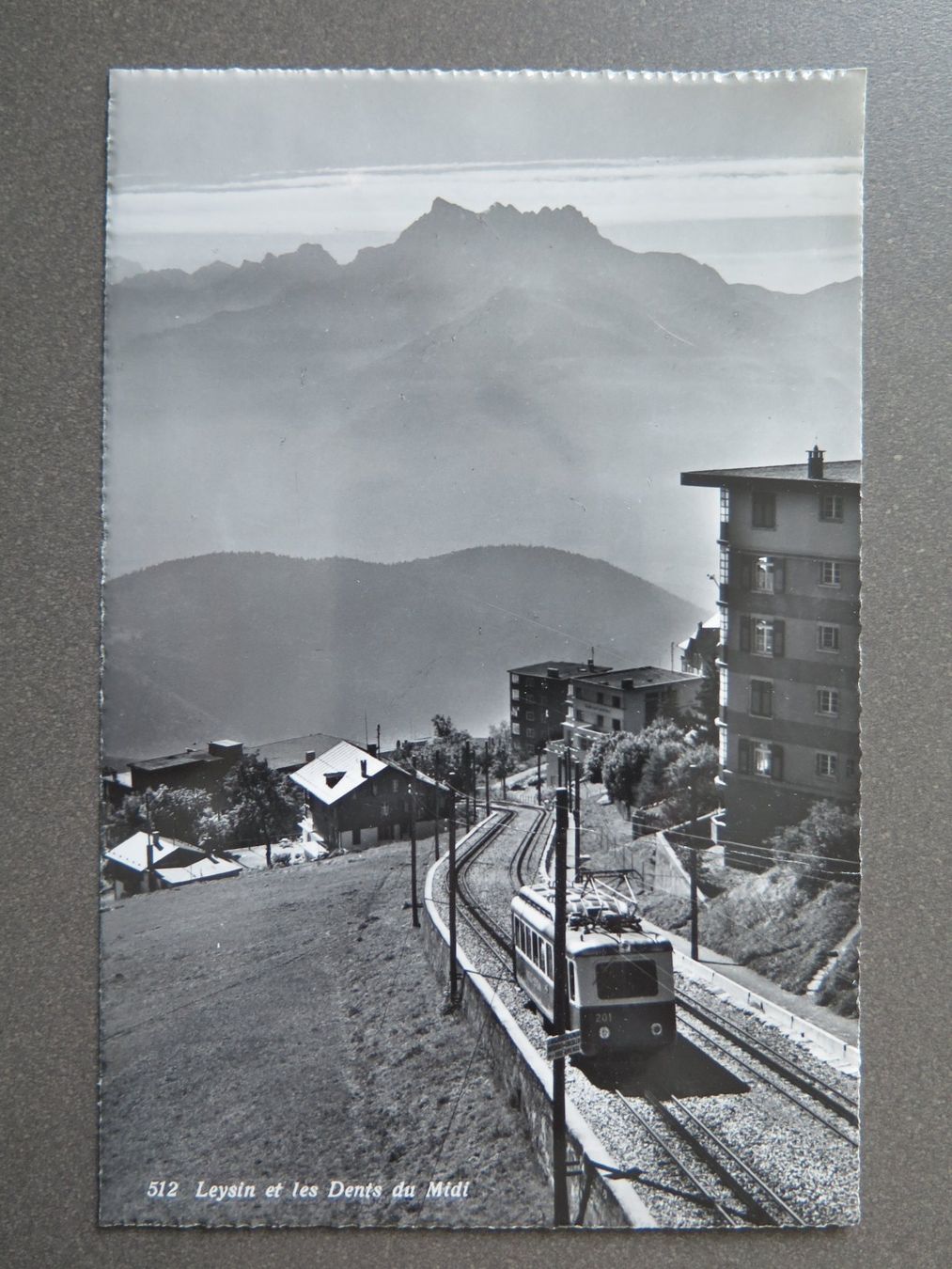 Cartoline postali: LEYSIN ET LES DENTS DU MIDI - ZAHNRADBAHN – Usato da Wittenbach venduto da lipasal