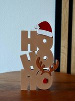  Weihnachtliches Ho-Ho-Ho-Schild aus dem 3D-Drucker 