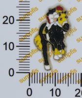 Pin Pferde-Reitsport, Reiter auf Pferd