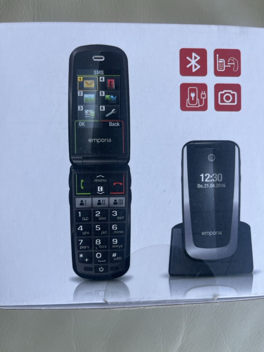 Emporia Handys / Smartphones: Seniorenhandy Emporia Klapphandy mit Ladestation, Top! (54) – Neu (gemäss Beschreibung) aus Effretikon von erbaeff 2