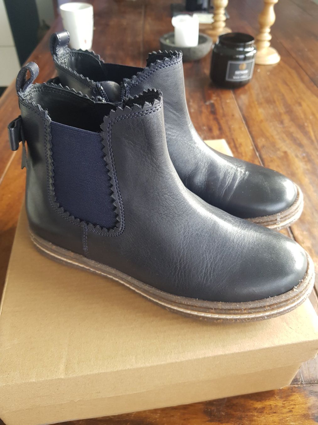 Friboo Scarpe per ragazze: MÄDCHEN LEDER STIEFELETTE/ NEU – Nuovo (secondo la descrizione) da Root venduto da LifestyleAccessoires 4