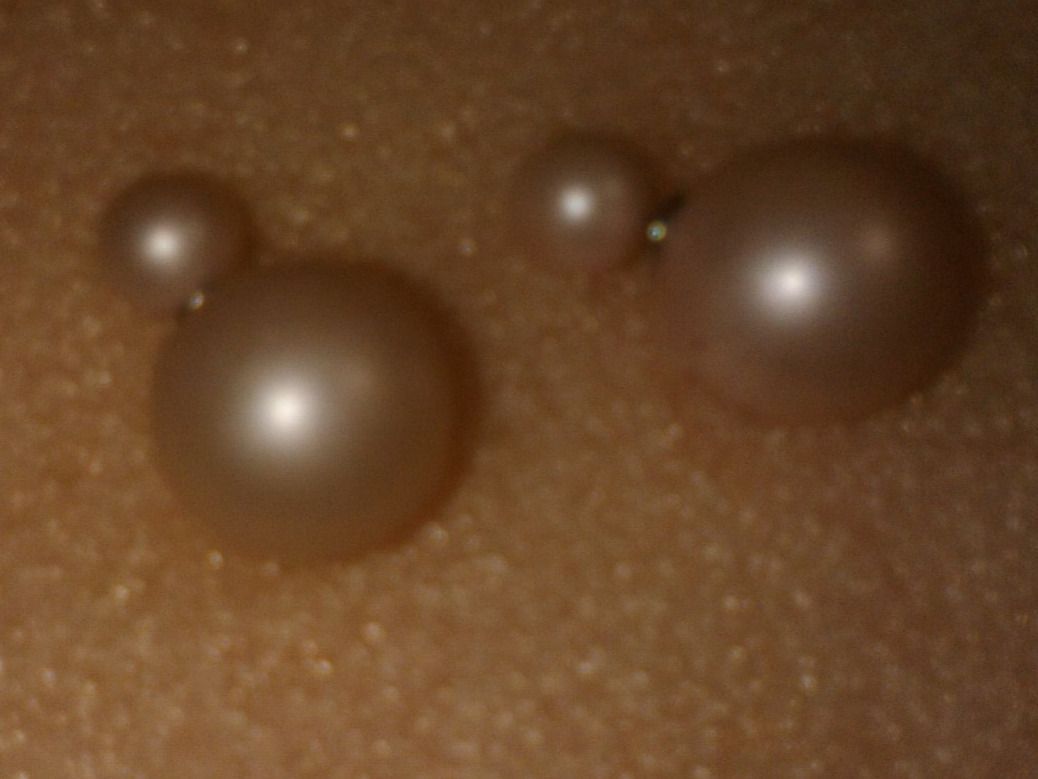 Orecchini pendenti & Orecchini a lobo: OHRRINGE MODESCHMUCK,,BEIGE FARBE,,,MATTE – Nuovo (secondo la descrizione) da Basel venduto da bijoutrie_4 3