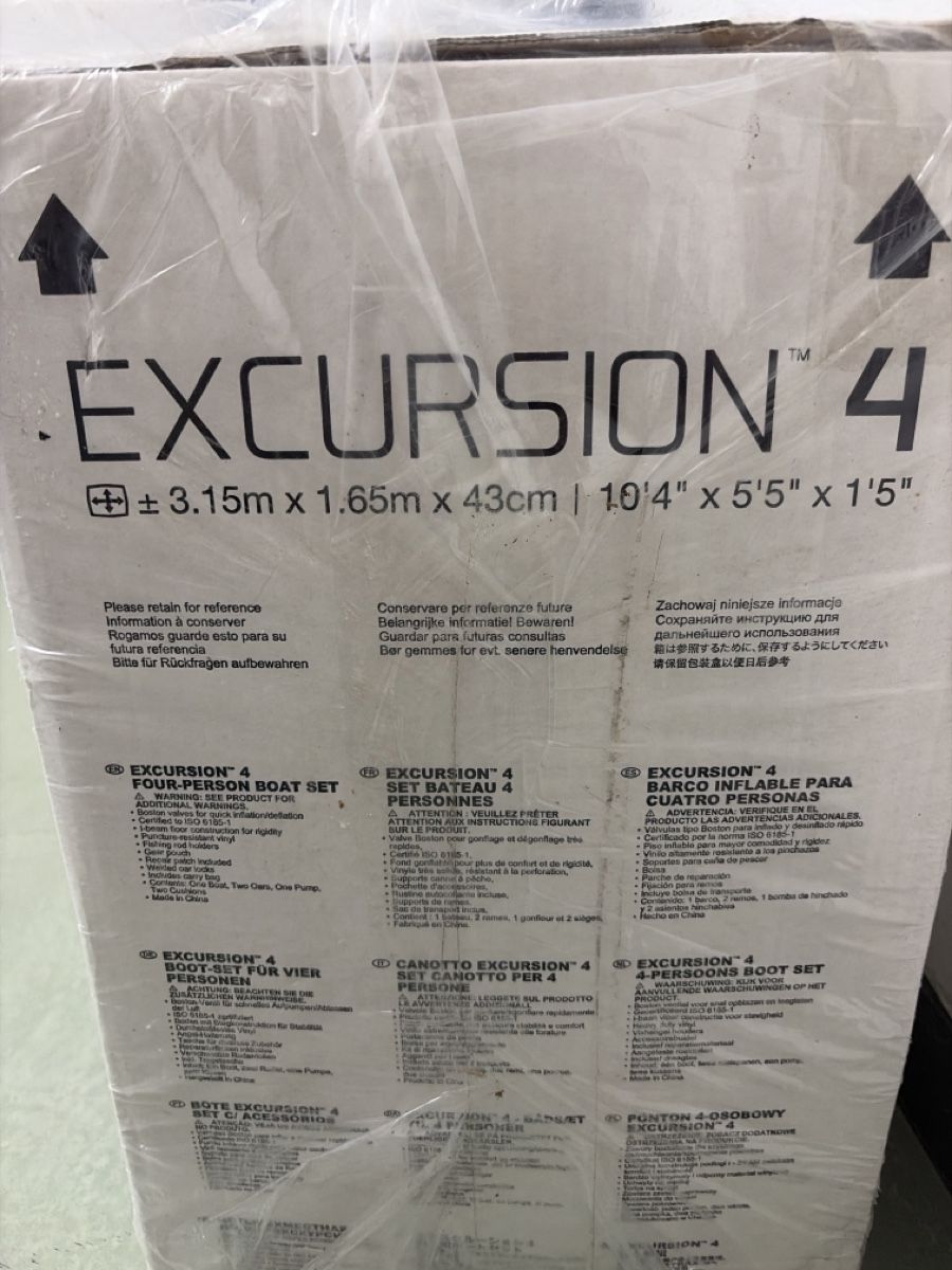 Boote: INTEX EXCURSION 4 Boot Neu – Neu und originalverpackt aus Lätti von Oskary 1