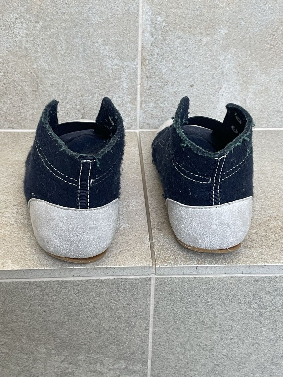 Schuhe für Jungen: Hausschuh / Finke Gr. 29/30 blau/grau – Gebraucht aus St. Erhard von Cfreya 2
