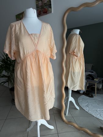Luftiges Sommerkleid / Tunika orange