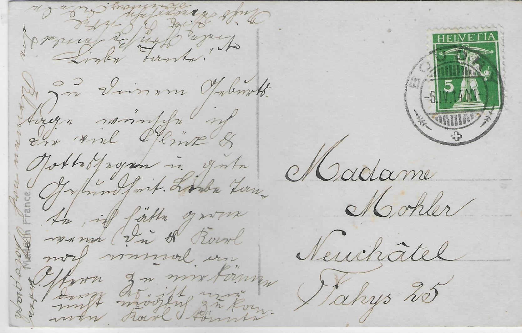 Cartoline postali: Heureux Anniversaire - Glücklichen – Usato da Ettingen venduto da Kartenplanet 1