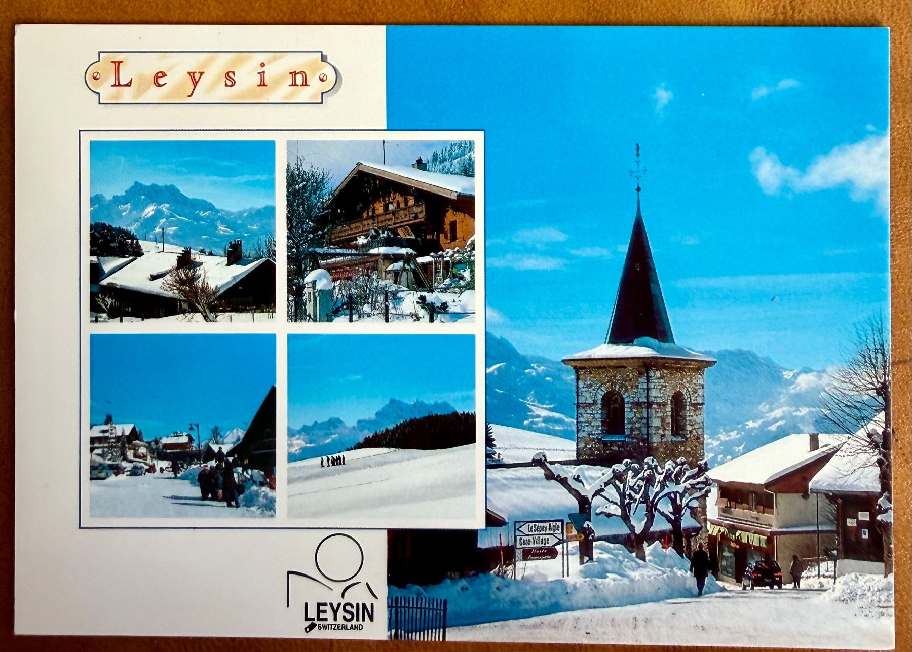 Ansichtskarten: Leysin - Multivue Hivers – Gebraucht aus Lutry von Ediego