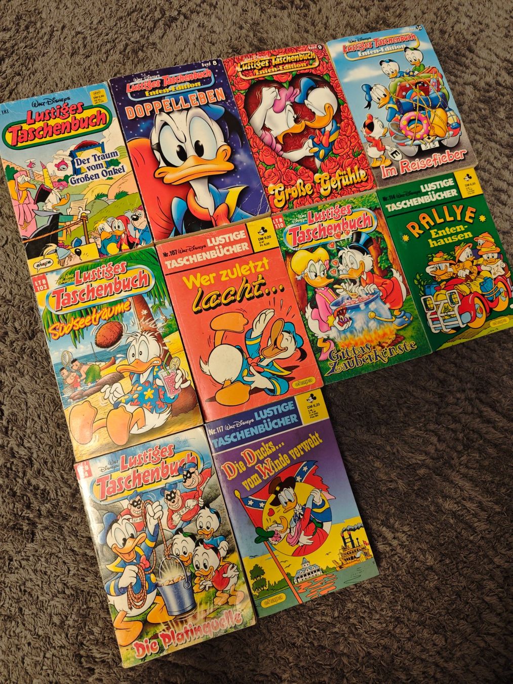 Comics: LTB Lustiges Taschenbuch, 10er Set, Schnäppchen! – Gebraucht aus Gunzgen von 0Aurin0